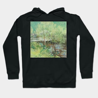 The White Bridge by John Henry Twachtman Hoodie